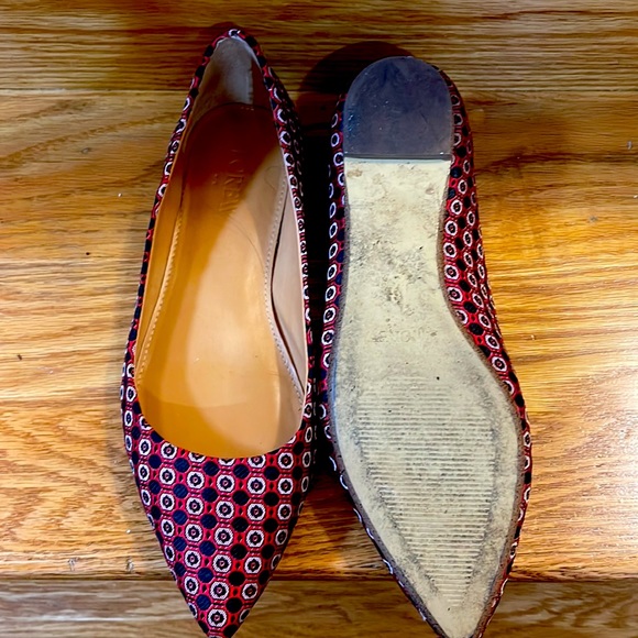 J Crew Flats in printed canvas design - Picture 3 of 4